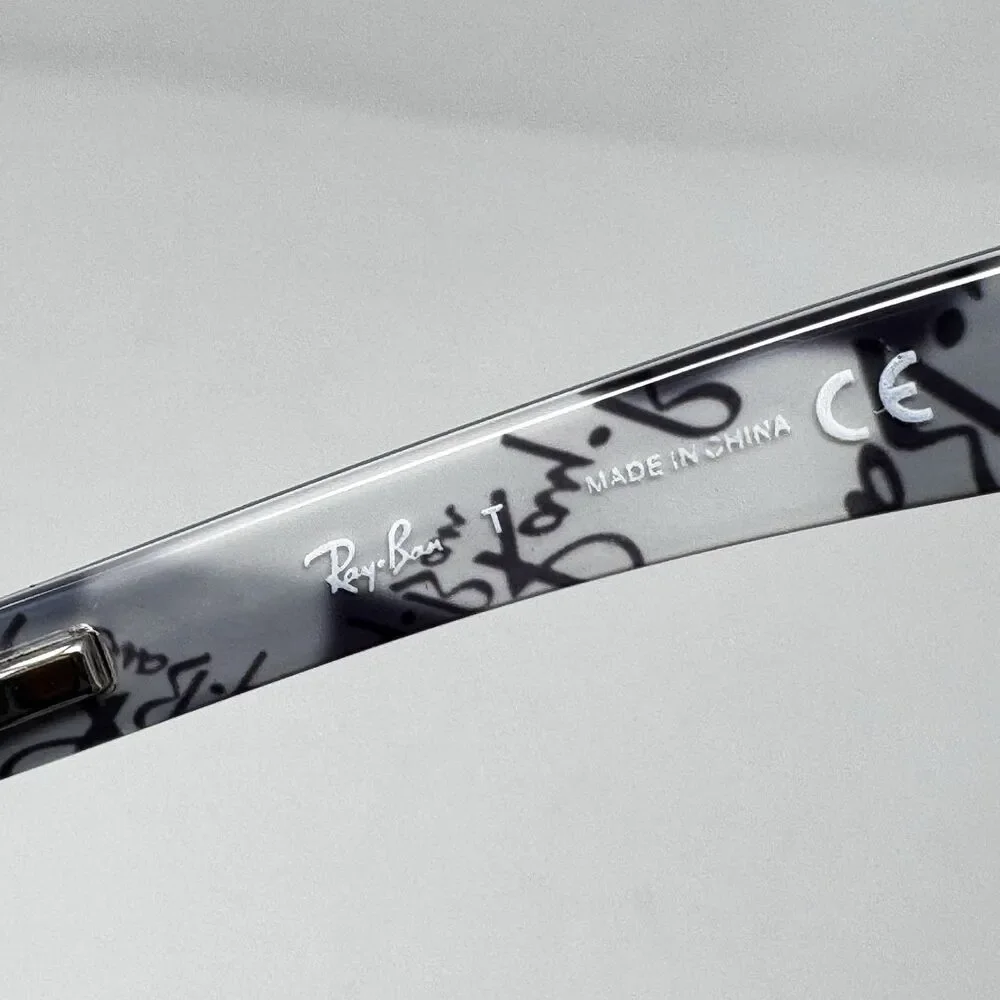 Ray-Ban RB1531 3803 Black Grey Kids Eyeglass Frames 48-16-130 Authentic